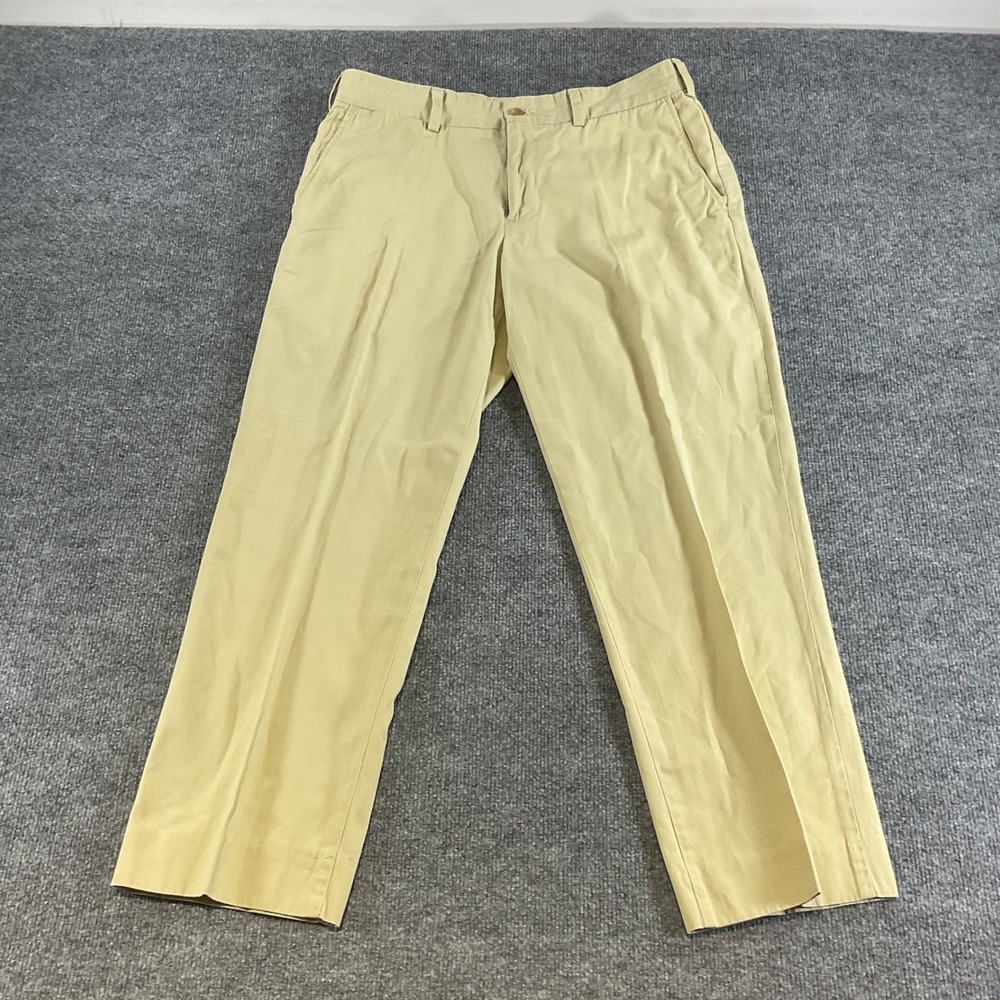 Bills Khakis Trim Fit Chino Pants 34x30 Made In USA Khaki Cotton Men's Casual